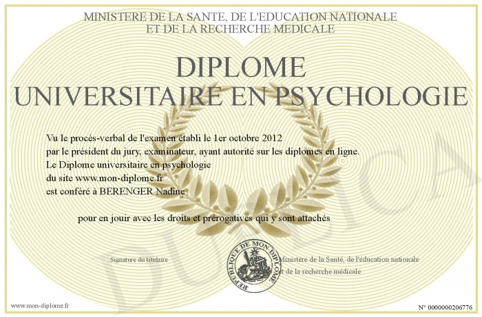 diplome universitaire i